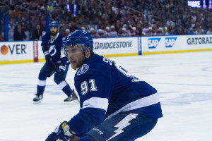 Stamkos and his teammates are 3-0 in Game Two in these playoffs./ANDREW J. KRAMER