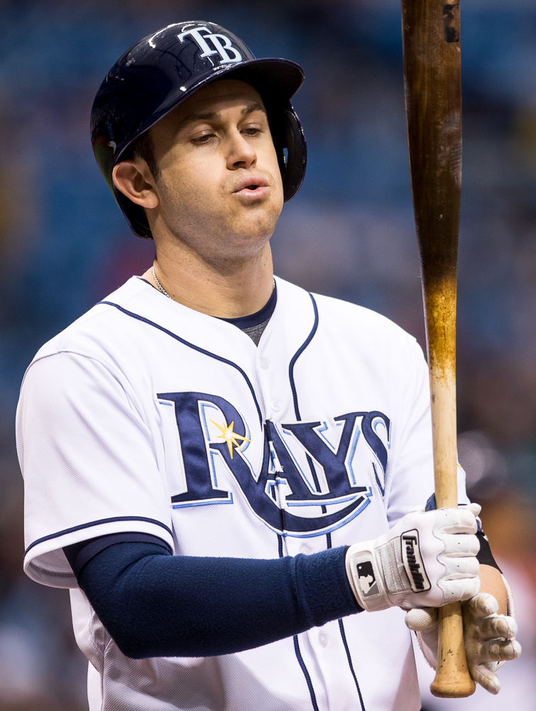 Longoria and the Rays' bats have made noise  lately/ANDREW J. KRAMER
