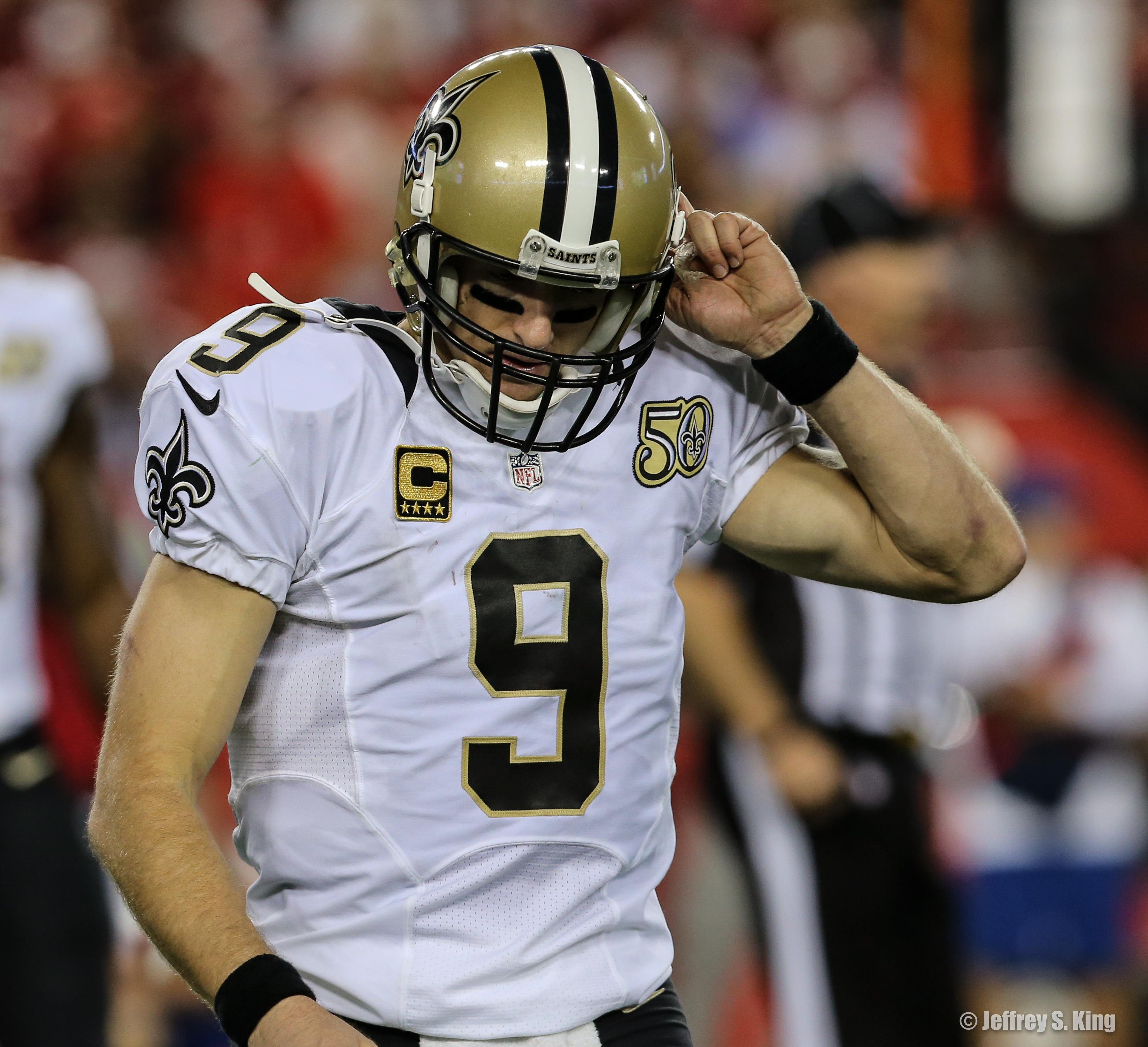 Do you wonder how many Brees will throw for?/JEFFREY S. KING