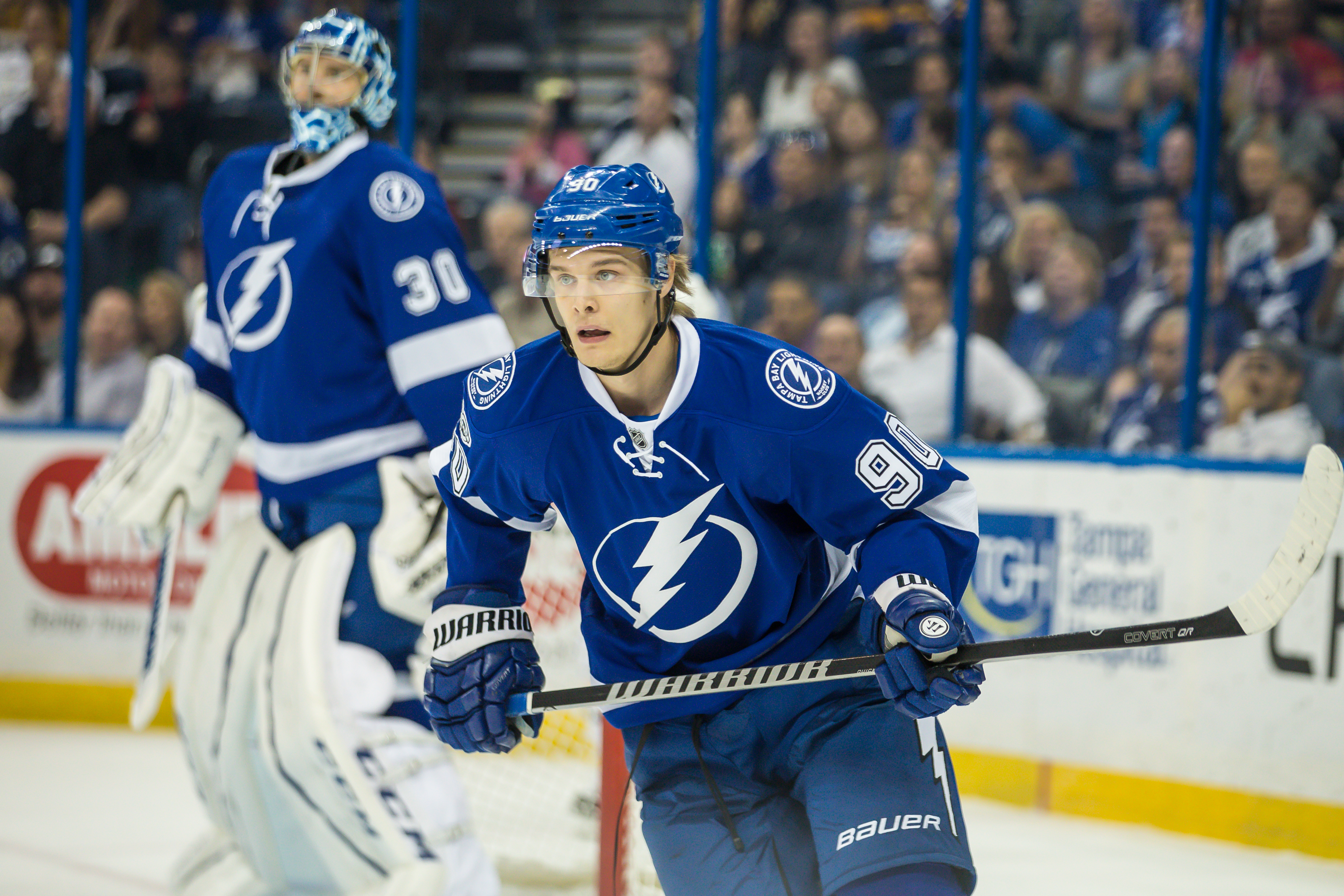 Namestnikov was the first Bolt to leave because of injury./TRAVIS PENDERGRASS