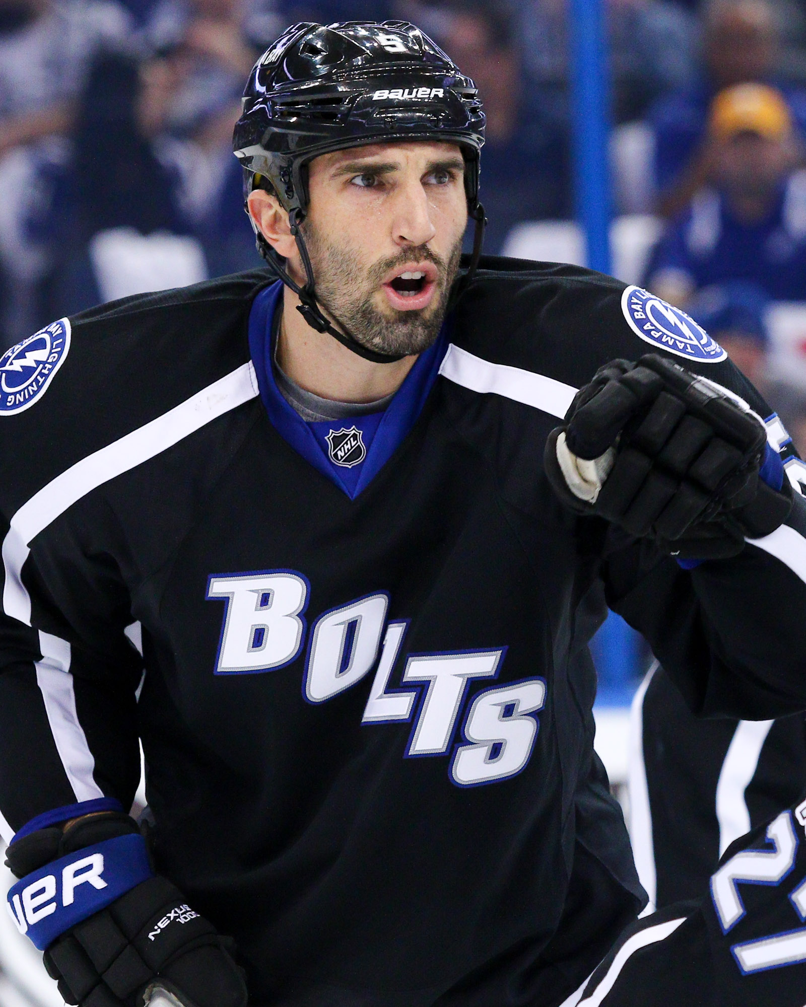 Jason Garrison and the defense held the Kings to nine shots the final 40 minutes./ANDREW J. KRAMER