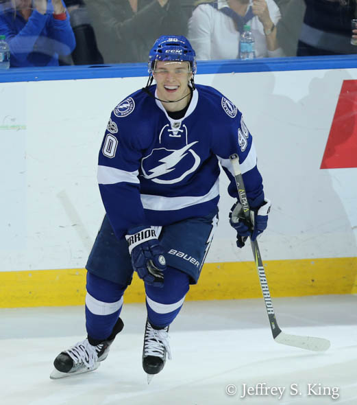 This time, it was Namestnikov who led the Bolts' win./
