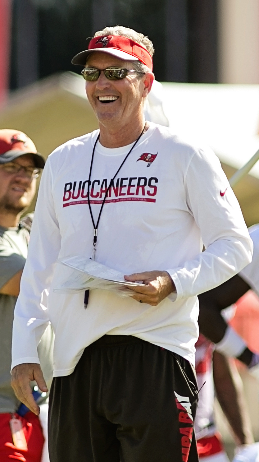A good year, and Koetter would be in the Bucs' top five./CARMEN MANDATO