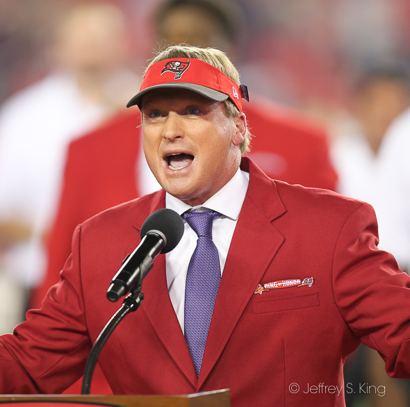 Might Gruden rejoin the Bucs?/JEFFREY S. KING