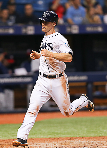 Wendle had two RBI for the Rays./CARMEN MANDATO