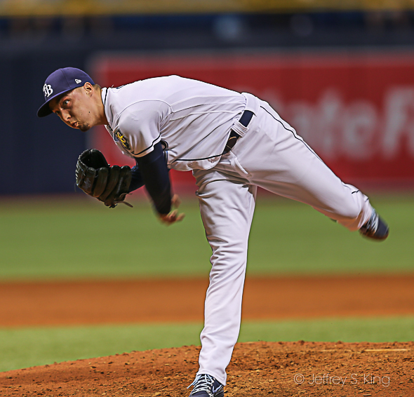Snell has seven victories for the Rays./CARMEN MANDATO