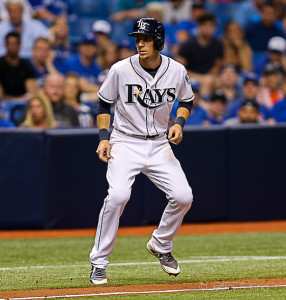 Duffy had three hits for the Rays./JEFFREY S. KING
