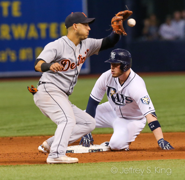 Cron's three hits included a double./JEFFREY S. KING